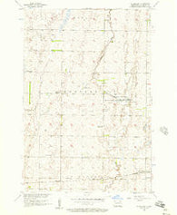 Silverleaf North Dakota Historical topographic map, 1:24000 scale, 7.5 X 7.5 Minute, Year 1956