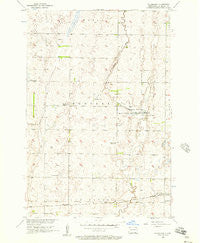 Silverleaf North Dakota Historical topographic map, 1:24000 scale, 7.5 X 7.5 Minute, Year 1956