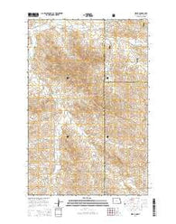 Skaar North Dakota Current topographic map, 1:24000 scale, 7.5 X 7.5 Minute, Year 2014