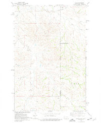 Skaar North Dakota Historical topographic map, 1:24000 scale, 7.5 X 7.5 Minute, Year 1974
