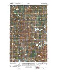 Skjermo Lake North Dakota Historical topographic map, 1:24000 scale, 7.5 X 7.5 Minute, Year 2011