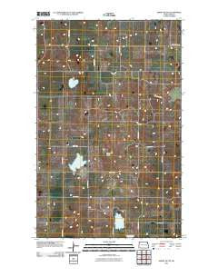 Smoky Butte North Dakota Historical topographic map, 1:24000 scale, 7.5 X 7.5 Minute, Year 2011