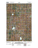 Smoky Butte North Dakota Historical topographic map, 1:24000 scale, 7.5 X 7.5 Minute, Year 2011
