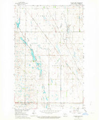 Snyder Lake North Dakota Historical topographic map, 1:24000 scale, 7.5 X 7.5 Minute, Year 1962