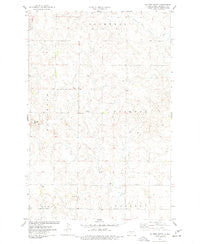 Solberg Butte North Dakota Historical topographic map, 1:24000 scale, 7.5 X 7.5 Minute, Year 1975