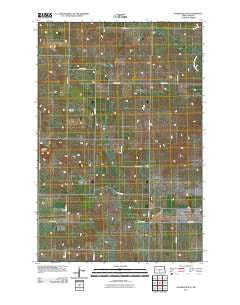 Solberg Butte North Dakota Historical topographic map, 1:24000 scale, 7.5 X 7.5 Minute, Year 2011