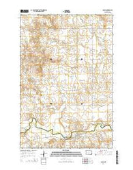 Solen North Dakota Current topographic map, 1:24000 scale, 7.5 X 7.5 Minute, Year 2014