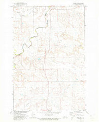 Solen SW North Dakota Historical topographic map, 1:24000 scale, 7.5 X 7.5 Minute, Year 1971
