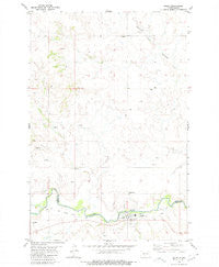 Solen North Dakota Historical topographic map, 1:24000 scale, 7.5 X 7.5 Minute, Year 1980