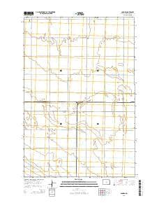Sonora North Dakota Current topographic map, 1:24000 scale, 7.5 X 7.5 Minute, Year 2014