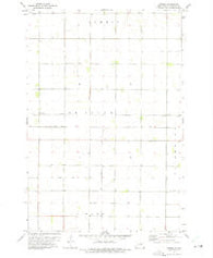 Sonora North Dakota Historical topographic map, 1:24000 scale, 7.5 X 7.5 Minute, Year 1972