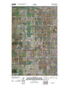 Souris North Dakota Historical topographic map, 1:24000 scale, 7.5 X 7.5 Minute, Year 2011