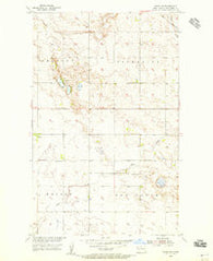 Souris SE North Dakota Historical topographic map, 1:24000 scale, 7.5 X 7.5 Minute, Year 1954