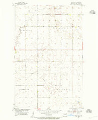 Souris SW North Dakota Historical topographic map, 1:24000 scale, 7.5 X 7.5 Minute, Year 1954