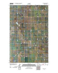 Souris SE North Dakota Historical topographic map, 1:24000 scale, 7.5 X 7.5 Minute, Year 2011