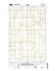 Souris SW North Dakota Current topographic map, 1:24000 scale, 7.5 X 7.5 Minute, Year 2014