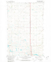 South Prairie North Dakota Historical topographic map, 1:24000 scale, 7.5 X 7.5 Minute, Year 1980