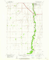 South West Fargo North Dakota Historical topographic map, 1:24000 scale, 7.5 X 7.5 Minute, Year 1959