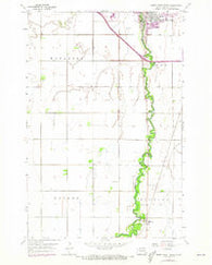 South West Fargo North Dakota Historical topographic map, 1:24000 scale, 7.5 X 7.5 Minute, Year 1959