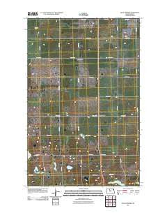South Prairie North Dakota Historical topographic map, 1:24000 scale, 7.5 X 7.5 Minute, Year 2011