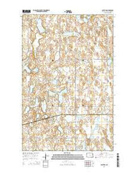 Southam North Dakota Current topographic map, 1:24000 scale, 7.5 X 7.5 Minute, Year 2014