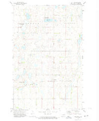 Southam North Dakota Historical topographic map, 1:24000 scale, 7.5 X 7.5 Minute, Year 1971