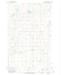 Southam North Dakota Historical topographic map, 1:24000 scale, 7.5 X 7.5 Minute, Year 1971