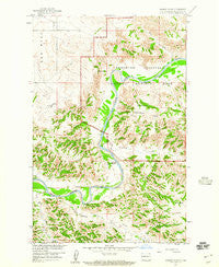 Sperati Point North Dakota Historical topographic map, 1:24000 scale, 7.5 X 7.5 Minute, Year 1958