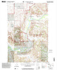 Sperati Point North Dakota Historical topographic map, 1:24000 scale, 7.5 X 7.5 Minute, Year 1997