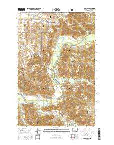 Sperati Point North Dakota Current topographic map, 1:24000 scale, 7.5 X 7.5 Minute, Year 2014