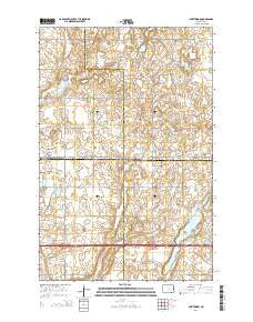 Spiritwood North Dakota Current topographic map, 1:24000 scale, 7.5 X 7.5 Minute, Year 2014