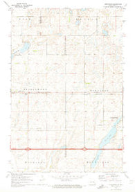 Spiritwood North Dakota Historical topographic map, 1:24000 scale, 7.5 X 7.5 Minute, Year 1970