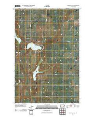 Spiritwood Lake North Dakota Historical topographic map, 1:24000 scale, 7.5 X 7.5 Minute, Year 2011