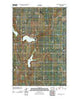 Spiritwood Lake North Dakota Historical topographic map, 1:24000 scale, 7.5 X 7.5 Minute, Year 2011