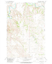 Spring Creek North Dakota Historical topographic map, 1:24000 scale, 7.5 X 7.5 Minute, Year 1980