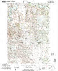 Spring Creek North Dakota Historical topographic map, 1:24000 scale, 7.5 X 7.5 Minute, Year 1997