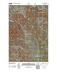 Spring Creek North Dakota Historical topographic map, 1:24000 scale, 7.5 X 7.5 Minute, Year 2011