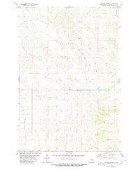 Square Butte North Dakota Historical topographic map, 1:24000 scale, 7.5 X 7.5 Minute, Year 1979
