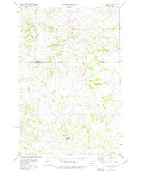 Squaretop Butte North Dakota Historical topographic map, 1:24000 scale, 7.5 X 7.5 Minute, Year 1974