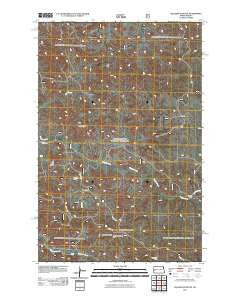 Squaretop Butte North Dakota Historical topographic map, 1:24000 scale, 7.5 X 7.5 Minute, Year 2011