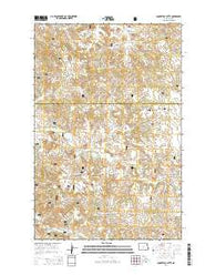 Squaretop Butte North Dakota Current topographic map, 1:24000 scale, 7.5 X 7.5 Minute, Year 2014