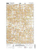 Squaretop Butte North Dakota Current topographic map, 1:24000 scale, 7.5 X 7.5 Minute, Year 2014