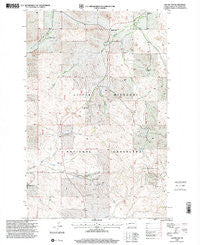 Squaw Gap North Dakota Historical topographic map, 1:24000 scale, 7.5 X 7.5 Minute, Year 1997