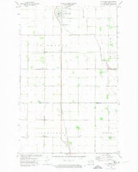 St. Thomas North Dakota Historical topographic map, 1:24000 scale, 7.5 X 7.5 Minute, Year 1972