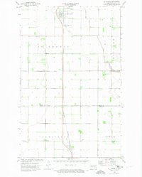 St. Thomas North Dakota Historical topographic map, 1:24000 scale, 7.5 X 7.5 Minute, Year 1972