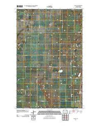 Stady North Dakota Historical topographic map, 1:24000 scale, 7.5 X 7.5 Minute, Year 2011