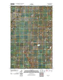 Stady North Dakota Historical topographic map, 1:24000 scale, 7.5 X 7.5 Minute, Year 2011