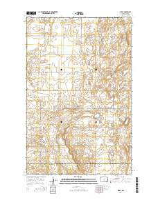 Stady North Dakota Current topographic map, 1:24000 scale, 7.5 X 7.5 Minute, Year 2014
