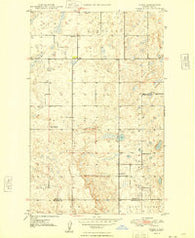 Stady North Dakota Historical topographic map, 1:24000 scale, 7.5 X 7.5 Minute, Year 1948