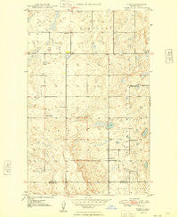 Stady North Dakota Historical topographic map, 1:24000 scale, 7.5 X 7.5 Minute, Year 1948